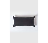 Homescapes Continental Egyptian Cotton Pillowcase 200 Tc, 40 X 80 Cm In Black Black One Size