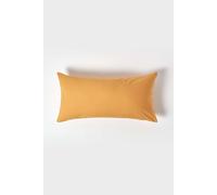 Homescapes Continental Egyptian Cotton Pillowcase 200 Tc, 40 X 80 Cm In Mustard Mustard One Size