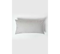 Homescapes Silver Grey Continental Egyptian Cotton Pillowcase 200 Tc, 40 X 80 Cm