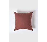 (Square - 60 x 60 cm, Chocolate) Egyptian Cotton Pillow Case 200 TC Equivalent 400 Thread Count