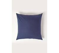 Homescapes Continental Egyptian Cotton Pillowcase 200 Tc, 60 X 60 Cm In Navy Navy One Size