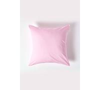 Homescapes Continental Egyptian Cotton Pillowcase 200 TC, 60 x 60 cm in Pink Homescapes Pink 60 x 60 cm