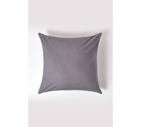 Homescapes Dark Grey Continental Pillowcase Egyptian Cotton 200 Tc, 80 X 80Cm