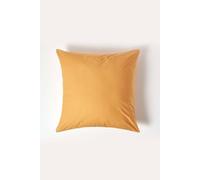 Homescapes Continental Egyptian Cotton Pillowcase 200 Tc, 80 X 80 Cm In Mustard Mustard One Size