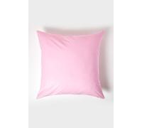 (Square - 80 x 80 cm, Pink) Egyptian Cotton Pillow Case 200 TC Equivalent 400 Thread Count