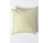 Homescapes Sage Green Continental Egyptian Cotton Pillowcase 330 Tc, 40 X 40 Cm