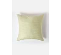Homescapes Continental Egyptian Cotton Pillowcase 330 Tc, 80 X 80 Cm In Green Green One Size