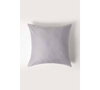 Homescapes Continental Egyptian Cotton Pillowcase 330 Tc, 80 X 80 Cm In Grey Grey