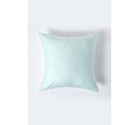 Homescapes Blue Continental Egyptian Cotton Pillowcase 330 Tc, 60 X 60 Cm