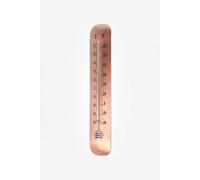 HOMESCAPES Copper Plated Garden Thermometer Wall Mounted Outdoor Temperature Gauge with Celsius and Fahrenheit Measurement 30 cm Tall for Green House Patio and Decking