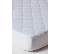 HOMESCAPES Pack of 2 Cot Bed Deep Quilted Waterproof Mattress Protector 70 x 140 cm Oeko-Tex Hypoallergenic & Washable Mattress Topper with Fully Elasticated Thick Stretch Fabric Skirt