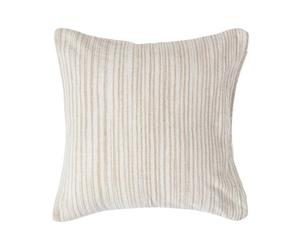 Homescapes Cotton Chenille Tie Dye Beige Cushion Cover, 60 X 60 Cm