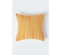 Cotton Chenille Tie Dye Cushion Cover Homescapes Orange 60cm x 60cm