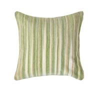 Homescapes Cotton Chenille Tie Dye Green Cushion Cover, 45 X 45 Cm