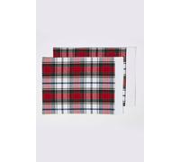 Homescapes Cotton Christmas Macduff Tartan Pack Of 2 Placemats In Red Red One Size