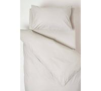 Homescapes Grey Cotton Cot Bed Duvet Cover Set 200 Thread Count