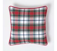 Homescapes Cotton Macduff Tartan Cushion Cover, 45 X 45 Cm