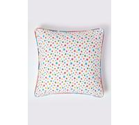 Cotton Multi Colour Stars Cushion Cover - Multi Colour / 60cm