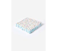 Cotton Multi Coloured Stars Floor Cushion Homescapes Multi 40cm x 40cm