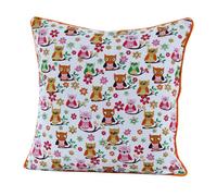 (60 x 60 cm) Cotton Owls Cushion Cover