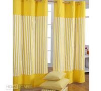Homescapes Cotton Patchwork Curtains Ready Made Eyelet Ring Top 3 Sizes