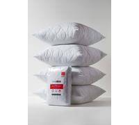 Homescapes Cotton Rich Quilted Pillow Protectors 65 X 65 Cm, Pack Of 4
