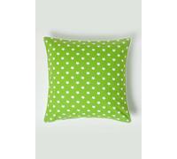 Homescapes Cotton Stars Cushion Cover In Green Green 30cm x 50cm