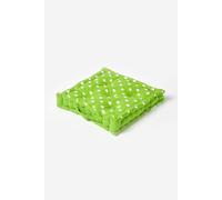 Homescapes Cotton Stars Floor Cushion In Green Green