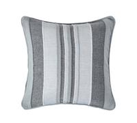 Cotton Striped Morocco Cushion Cover Homescapes Grey 60cm x 60cm