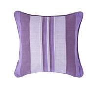 HOMESCAPES Morocco Striped Cushion Cover 24 x 24 Inches Mauve Purple Lilac 100% Cotton Cover Coordinating with Morocco Throws and Curtains Easy care Washable at home