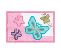 Homescapes Cotton Tufted Butterfly Children Rug