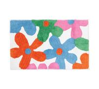 Homescapes Cotton Tufted Multi Colour Floral Children Rug