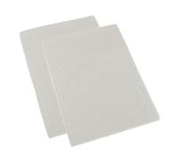 Homescapes Cream 100% Brushed Cotton Cot Flat Sheet Pair, 100 X 150 Cm