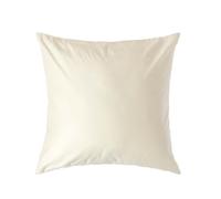 HOMESCAPES 1000 Thread Count Egyptian Cotton Cream 60 x 60 cm Pillowcase Euro Size Luxury Pillow Case