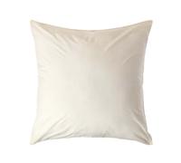 Homescapes Pillowcase Cream Egyptian Cotton Euro Size 60 x 60 cm 200 TC 400 Thread Count with Zip