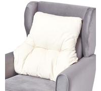 Homescapes Cream Cotton Back Support Cushion