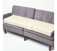 (Cream) Orthopaedic Foam 3 Seater Booster Cushion Cotton Removable Cover