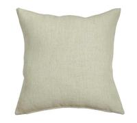 Homescapes Linen Cushion Cover in Cream | Size: 45 cm x 45 cm Homescapes Cream 45 cm x 45 cm
