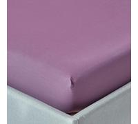 Egyptian Cotton Plain Fitted & Deep Fitted Sheets Single Double King Super King
