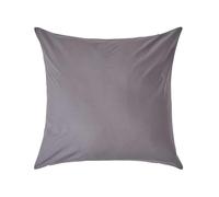 (Square - 60 x 60 cm, Dark Grey) Egyptian Cotton Pillow Case 200 TC Equivalent 400 Thread Count