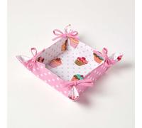 Homescapes Cupcake Reversible Bread Basket