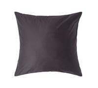 Homescapes Dark Charcoal Grey Continental Egyptian Cotton Pillowcase 1000 Tc, 80 X 80 Cm