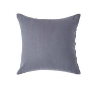 (Square - 80 x 80 cm, Dark Grey) Luxury Soft Linen Pillowcase Plain Textured
