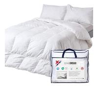 Homescapes Down Duvet 240 x 220 cm - Summer Duvet Heat Class 2, Duck Feathers & Down Duvet, 210 GSM Filling, Quilt, Oeko-Tex Standard 100
