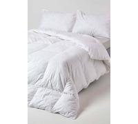 HOMESCAPES Single Duvet 15 Tog, Luxury Ethical Duck Feather & Down Quilt, Anti Allergy 100% Cotton Cover Down-Proof Winter Bed Duvets, Washable, RDS & OEKO-TEX Certified