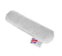 HOMESCAPES Duck Feather Bolster Cushion Pad 30 x 9 cm (12” x 3.5”) Inner Insert Filler with 100% Cotton Down Proof Cover Machine Washable