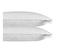 Homescapes Duck Feather & Down Euro Continental Pillow Pair - 40cm x 80cm (16"x32")
