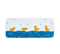 Duck Pond Bath Runner Soft, Absorbent & Quick-Drying Cotton Homescapes Blue One Size