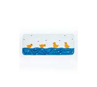 Duck Pond Bath Runner Soft, Absorbent & Quick-Drying Cotton Homescapes Blue One Size