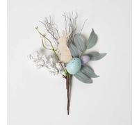 Homescapes Spring Easter Egg & Bunny Pick in Blue Homescapes Blue